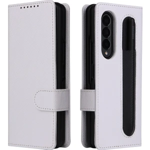Samsung Galaksi Z Fold 4 Magnetic Suction Ayrılabilir Kart Pen Slot Tam Koruma Cep Telefonu Kılıfları (Yurt Dışından)
