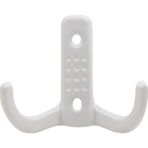 Vestiyer Duvar Askısı Dolap Elbise Askılığı Beyaz Metal Askı