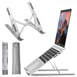 Taşınabilir Laptop Stant Bilgisayar Stant Notebook Stant Tüm Laptoplarla Uyumlu Bilgisayar Standı Taşınabilir Metal Kaymaz Stant Dizüstü Bilgisayar Stantları Stantı