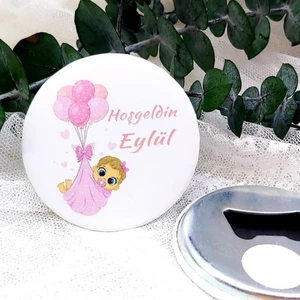 Hayaller Dükkanı 15 Adet Balonlu Uçan Kız Bebek Açacak Magnet Lik