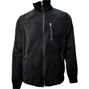 HPF066 Kalın Robalı Cepli Fermuarlı Erkek Polar Ceket