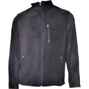 HPF066 Kalın Robalı Cepli Fermuarlı Erkek Polar Ceket