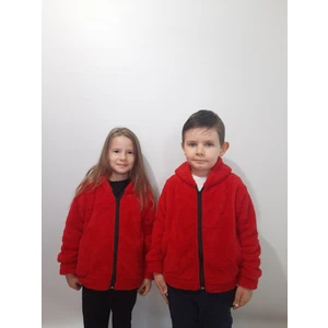 Sweet's Collection Unisex Kız Erkek Genç Çocuk Welsoft Peluş Kapüşonlu Cepli Ceket