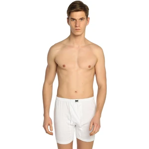 Erkek Beyaz 6'lı Paket Penye Paçalı Külot