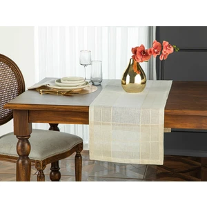 English Home Lux Linen Look Polyester Runner 40  x 150 cm Bej