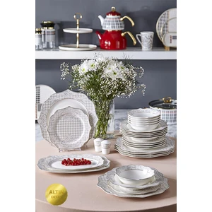 N3245 Berry Romantik 28 Parça 6 Kişilik Yemek Takımı-Kazayağı