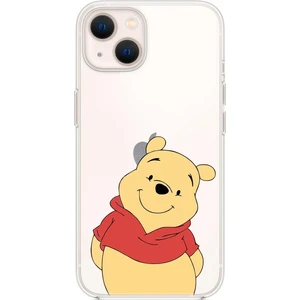 iPhone 14 Uyumlu Sevimli Winnie  Desenli Şeffaf Silikonlu Telefon Kılıfı