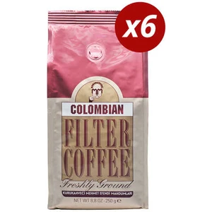 Mehmet Efendi 6 Adet Mehmet Efendi Colombian Filter Coffee 250gr