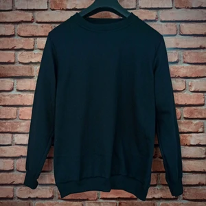 Du&Ba Giyim Düz Iki Iplik Şardonlu Bisiklet Yaka Sweatshirt