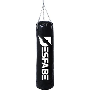 Boxing Star 70X25 cm Zincirli Boks Kum Torbası Siyah