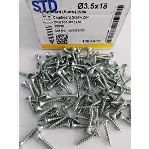Sunta Vidası 3.5X18  (1paket 1000 Ad)