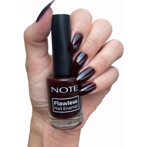 Note Cosmetics Flawless 105 Maroon Kahverengi Oje 10 ml – Tek Kat Örtücülük, Yüksek Parlaklık ve Hızlı Kuruma