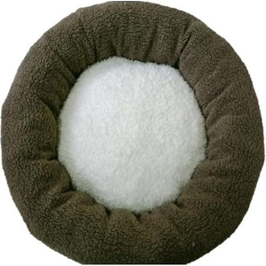 Welsoft Haki Yeşil Beyaz Kedi Ve Köpek Yatağı 60 Cm