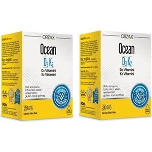 D3 K2 Vitamin Damla 20 Ml X2 Adet
