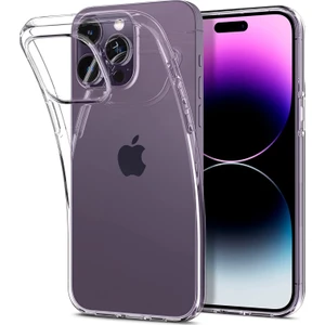 Apple iPhone 14 Pro Max Kılıf Şeffaf Ince Silikon Yumuşak Esnek