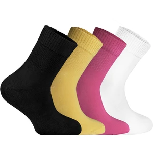 Nova Socks Kadın 4'lü Bambu Lastiksiz Sıkmayan Extra Rahat Şeker Çorabı / Çorap