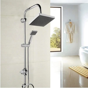 Lüx Siyah Kare Tepe Yağmurlama Duş Seti Robotu 1.kalite Duş Banyo Seti