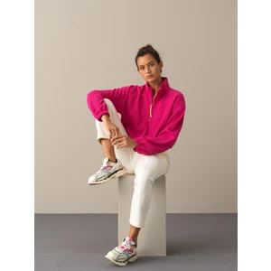 Kadın Ekru Regular Fit Sweat Pantolon