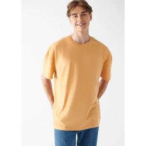 Erkek Turuncu Basic Tişört 0610689-71243