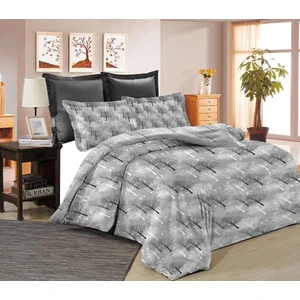 Vip Home Concept Tek Kişilik Ranforce Pamuk Nevresim Seti (Çarşafsız) Gri Ağaç