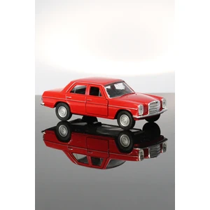 Mercedes Benz 220 Kırmızı Çek Bırak Metal Model Oyuncak Araba 11 cm