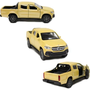 Mercedes Benz Xclas Çek Bırak Metal Oyuncak Araba 12 cm Sarı