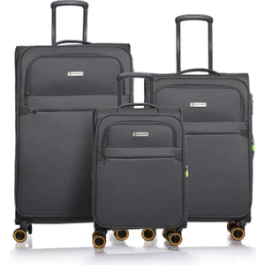 Pierre Cardin 04PC6000-Set Antrasit Unisex 3 Lü Set Bavul