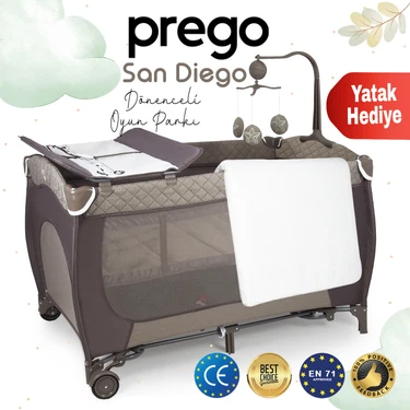 Prego San Diego Plus Oyun Parkı 70*120 cm +