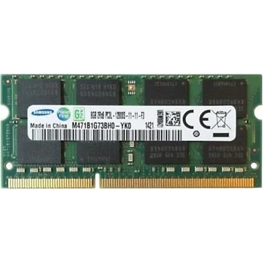 Samsung 8 GB DDR3 Notebook Ram 1600 MHz PC3L-12800S Yüksek Performanslı Hızlı