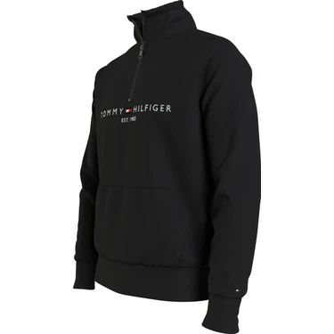 Sweat noir tommy hilfiger homme sale