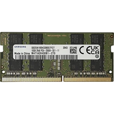 Samsung M471A2K43DB1-CTD 16GB Ddr4 2666MHZ Notebook Laptop