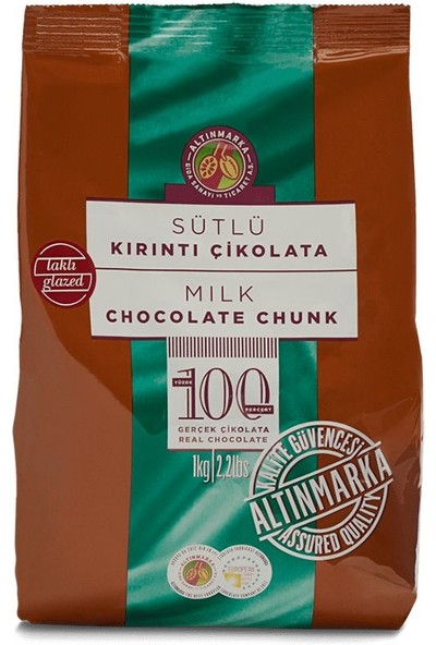 Altınmarka Sütlü Kırıntı Çikolata 4-7 mm Parlak 1 kg