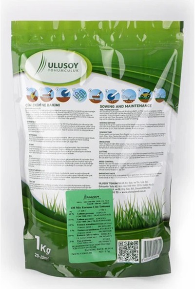Ulusoy Mix Çim Tohumu Karışımı 1 kg