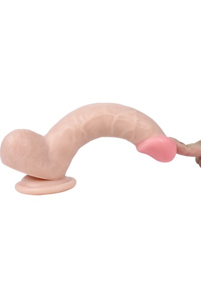 Hizliexpress Adam 21 CM Güçlü Vantuzlu Et Dokusunda Süper Realistik Penis Dildo