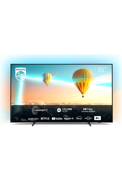 Philips 55PUS8007 55" 139 Ekran Uydu Alıcılı 4K Ultra Hd Ambilight Smart LED TV