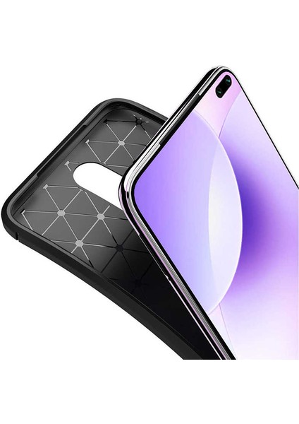 Xiaomi Poco X2 Kılıf Karbon Desenli Yüksek Kalite Negro Silikon Kapak