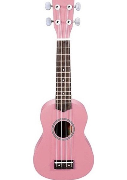 Puka Pk-10 Soprano Ukulele Pembe (KILIF HEDİYE)