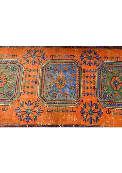 Türk Halısı Eskitme Halı Halı 94X320 Cm Kırmızı Halı Bohemsı Mutfak Halı Dekoratif Koridor Halı fırsatları