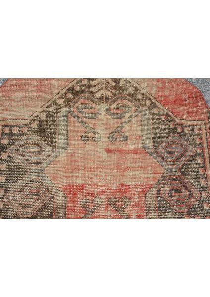 Eskitme Halı Türk Halısı Halı 89X89 Cm Kırmızı Halı Bohemsı Banyo Halı Bahçe Kapı Paspası Halı