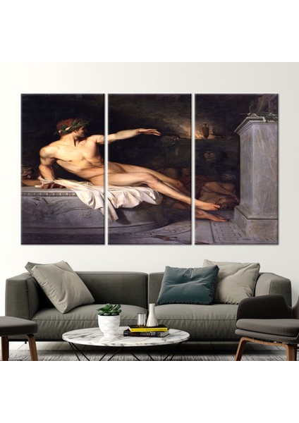 3 Parçalı Kanvas Tablo, Alexaandre Cabanel, Üreme Kanvas Sanatı, Canabel Sanat Eseri,