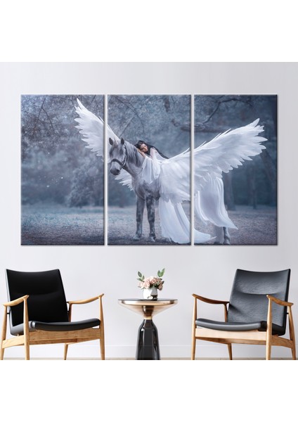 3 Parçalı Kanvas Tablo, Modern 3 Boyutlu Kanvas, Soyut Kanvas, Lüks Posteri,
