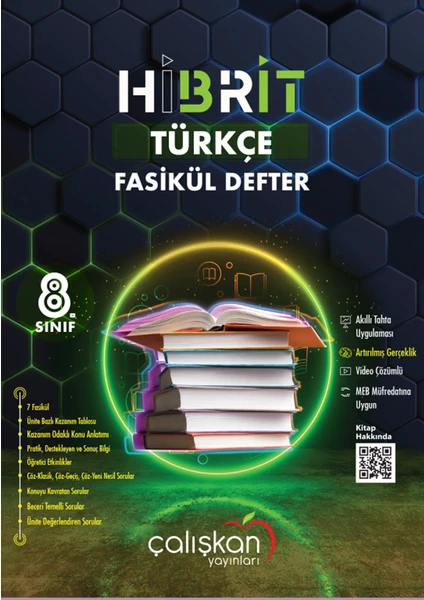 Çalışkan Yayınları Hibrit 8. Sınıf Türkçe Fasikül Defteri