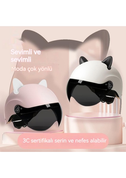 OoTdd Dört Mevsim Unisex Kask Motosiklet Kaskı (Yurt Dışından)