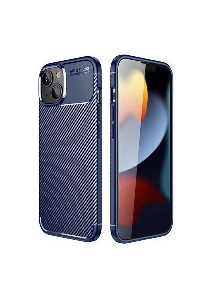 Apple iPhone 14 Plus Kılıf Deri Görünümlü Negro Silikon Kapak
