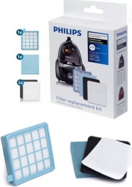 Powerpro Compact FC9323/07 Hepa Filitre Seti