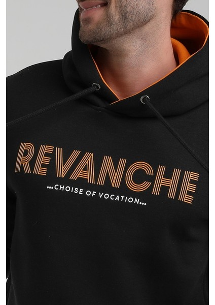 Kapüşonlu Siyah Slim Fit Sweatshirt 22FWM64031 fiyatları