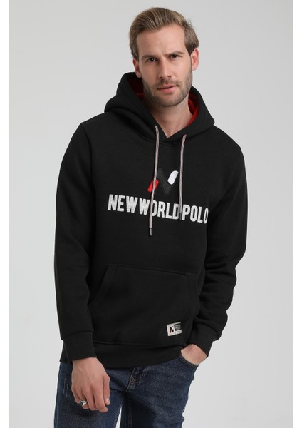 Kapüşonlu Siyah Slim Fit Sweatshirt 22FWM64032 fiyatları