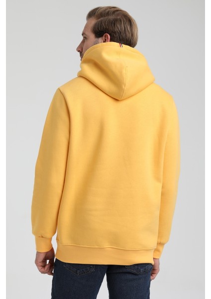 Kapüşonlu Hardal Slim Fit Sweatshirt 22FWM64032 fiyatları