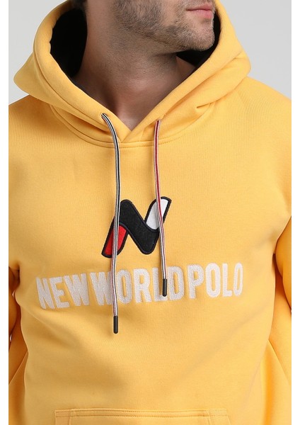 Kapüşonlu Hardal Slim Fit Sweatshirt 22FWM64032 fırsatları