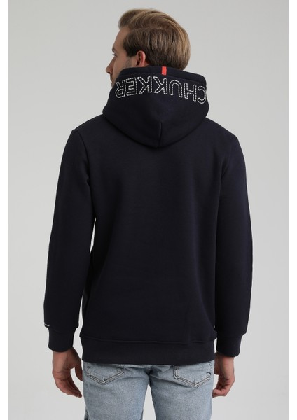Kapüşonlu Lacivert Slim Fit Sweatshirt 22FWM64030 indirimleri